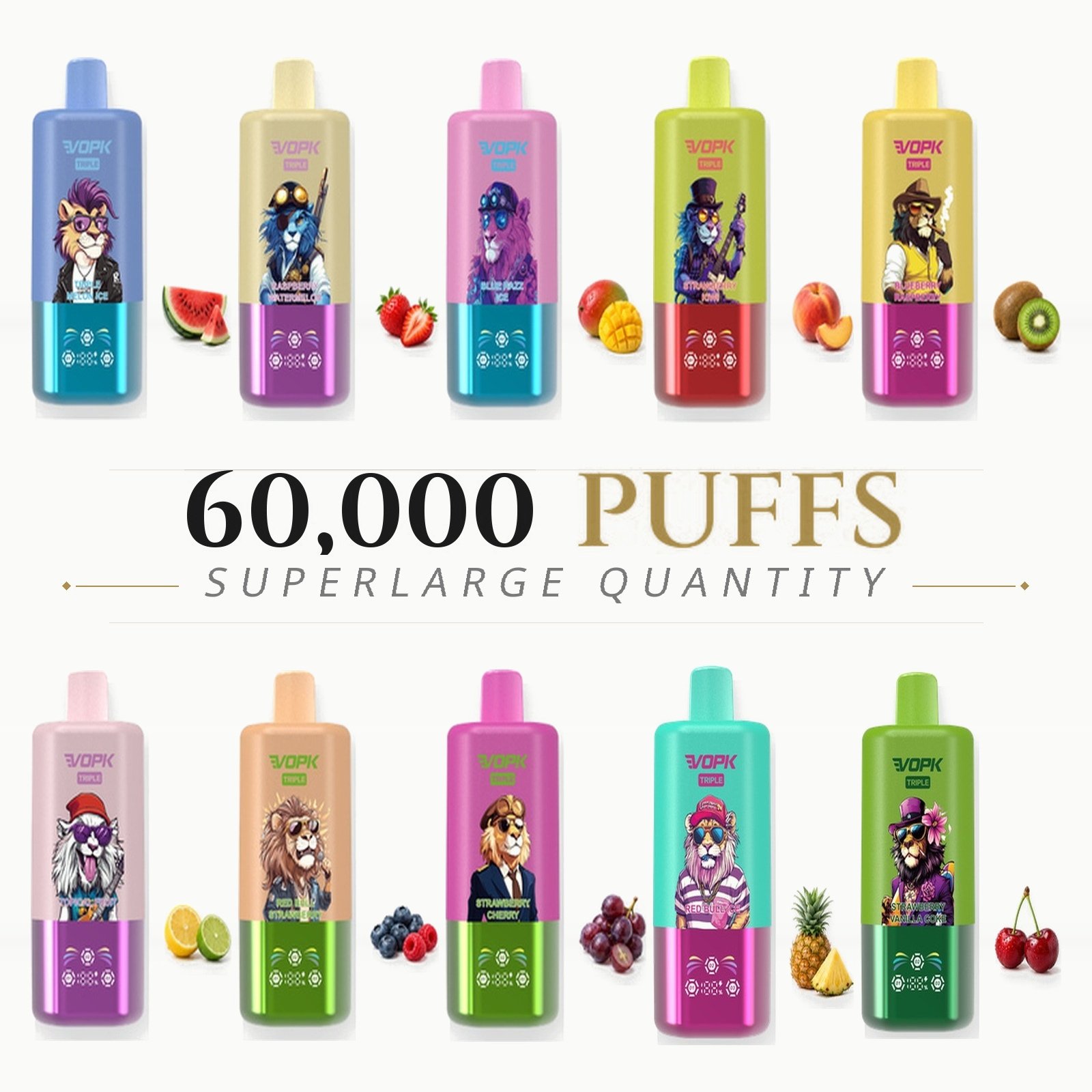 VOPK-TRIPE 60000PUFFS Vape