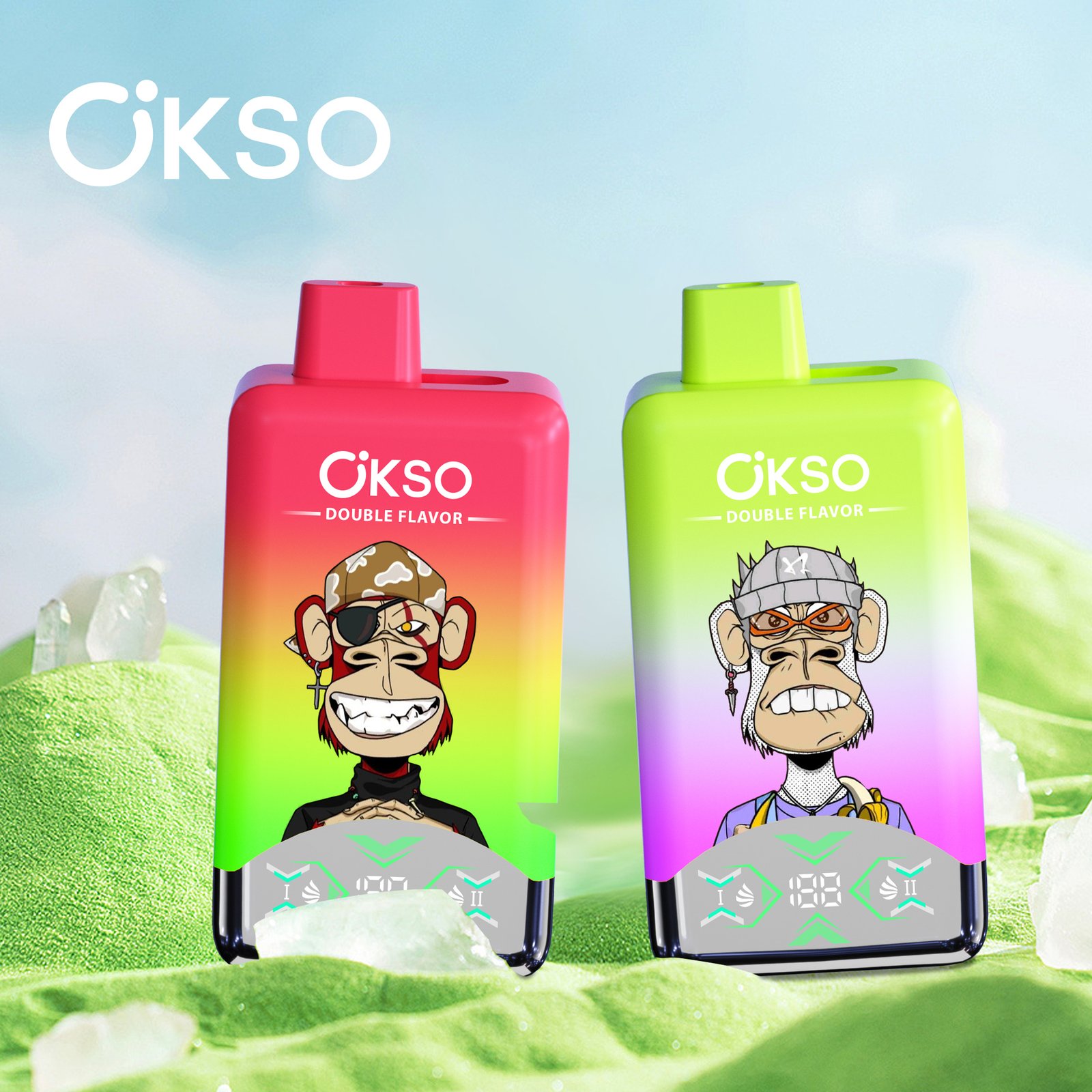 Cikso Metaverse Monkey Series 60000 Puffs Dual Flavor Vape - Image 13