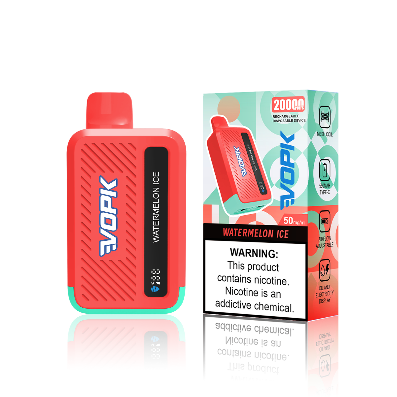 Alternative view of VOPK cool bar 20000puffs Vape